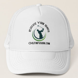 Gorra De Camionero Golf Infusión Diseñado "Ejecutar tus disparos" Gol