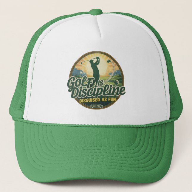 Gorra De Camionero Golf Is Discipline Disguised as Fun (Anverso)
