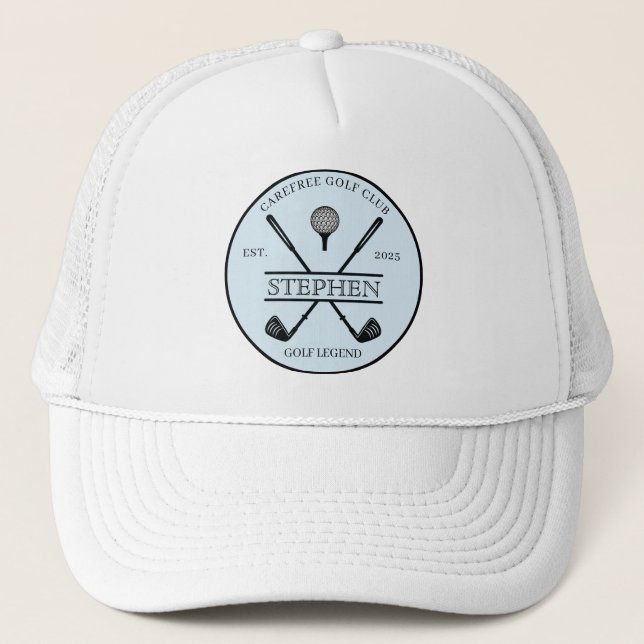 Gorra De Camionero Golf Legend Club Name Cross Club (Anverso)