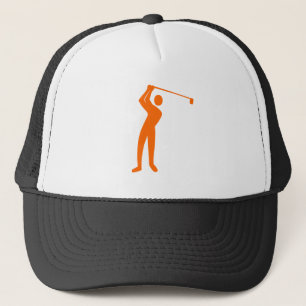 Gorra De Camionero Golf: Naranja