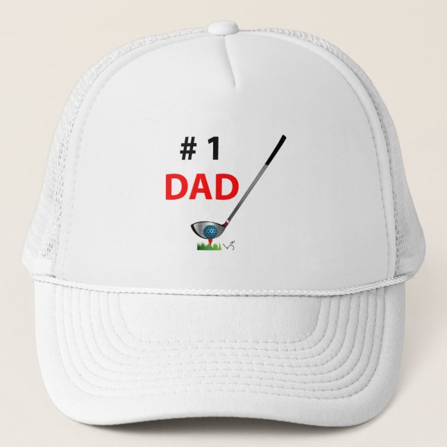 Gorra De Camionero GOLF Número Uno Papá, Guay Golf (Anverso)