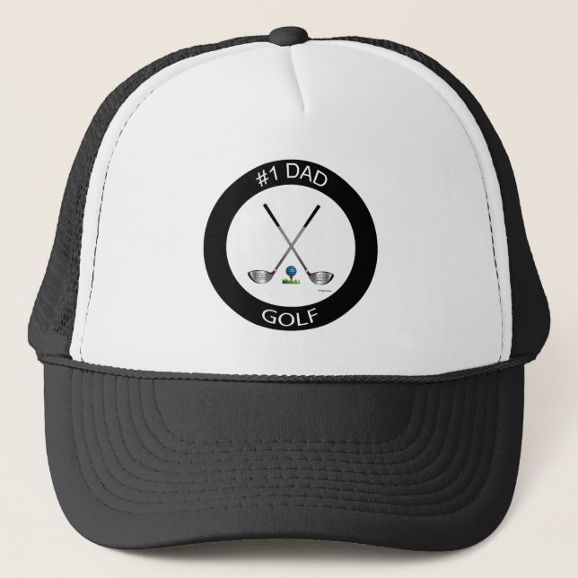 Gorra De Camionero GOLF Número Uno Papá, Guay Golf (Anverso)