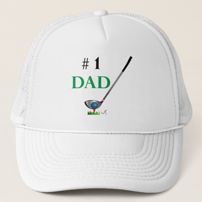 Gorra De Camionero GOLF Número Uno Papá, Guay Golf (Anverso)