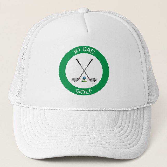 Gorra De Camionero GOLF Número Uno Papá, Guay Golf (Anverso)