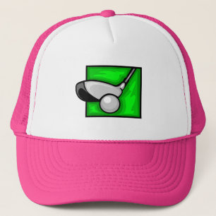 Gorra De Camionero Golf rosa