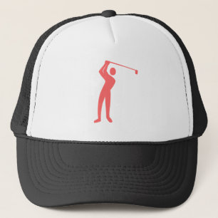 Gorra De Camionero Golf: rosa tropical