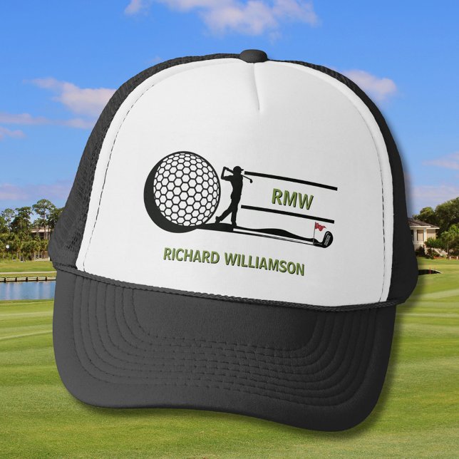 GORRA DE CAMIONERO GOLFER NAME CUSTOM MONOGRAM  (Subido por el creador)
