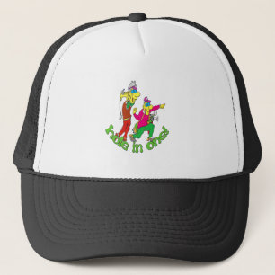Gorra De Camionero Golfer obteniendo un agujero en uno