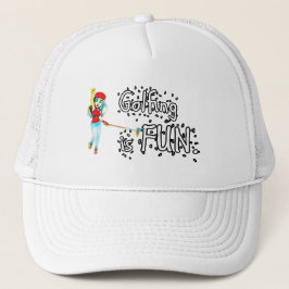 Gorra De Camionero Golfing es divertido Trucker Hat