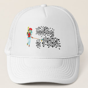 Gorra De Camionero Golfing es divertido Trucker Hat