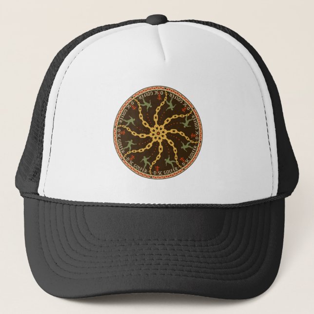 Gorra De Camionero Golfista de disco (Anverso)