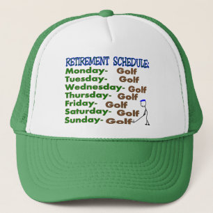 Gorra De Camionero GOLFISTA del horario del retiro