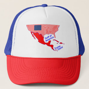 Gorra De Camionero Golfo de América, Cabo de Béisbol del Canal Trump