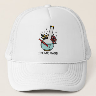 Gorra De Camionero Golpéame duro