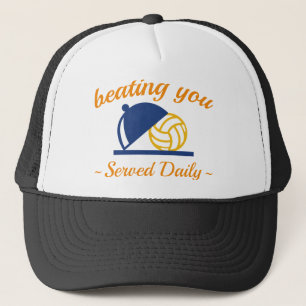 Gorra De Camionero Golpeándote En Voleibol