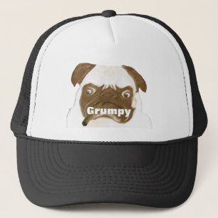 Gorra De Camionero Goma grumpy personalizada con cigarro