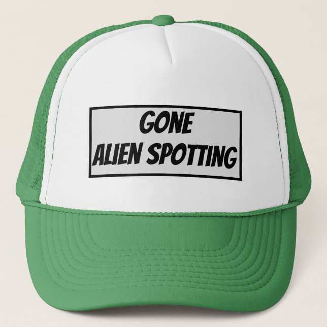 Gorra De Camionero Gone Alien Spotting (Anverso)