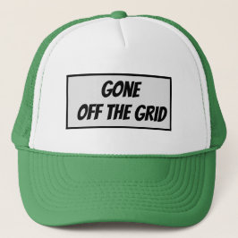Gorra De Camionero Gone Off the Grid