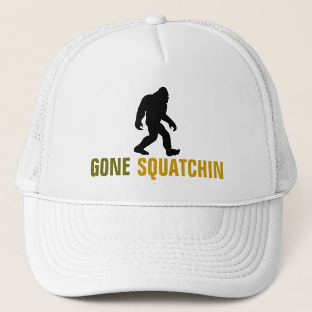 Gorra De Camionero Gone Squatchin (Anverso)