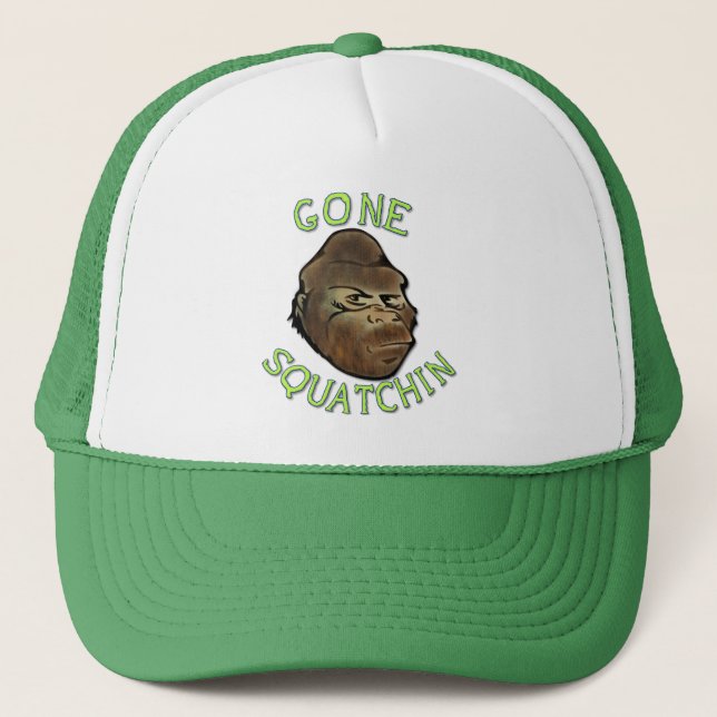 Gorra De Camionero Gone Squatchin (Anverso)