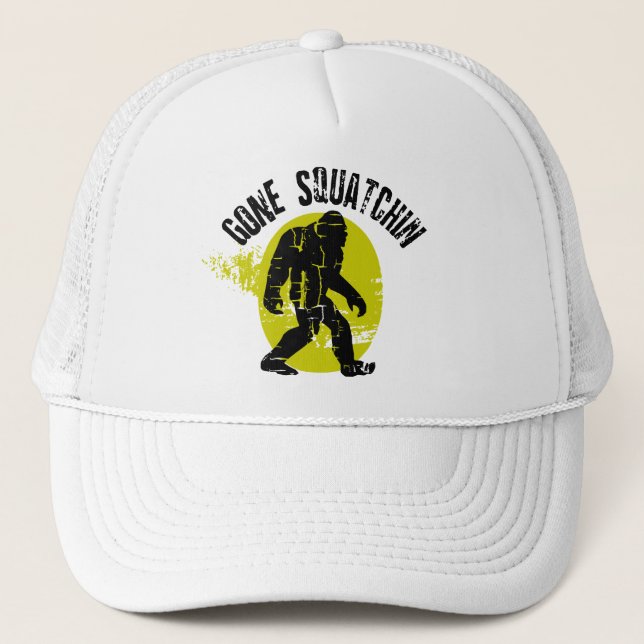 Gorra De Camionero Gone Squatchin (Anverso)