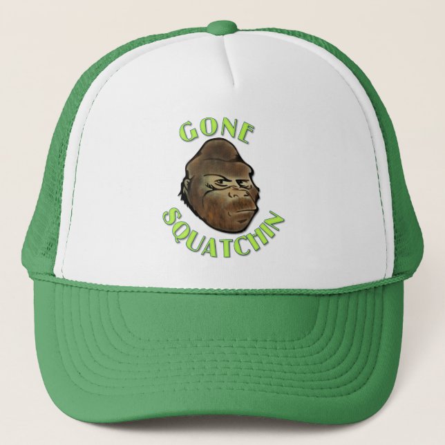 Gorra De Camionero Gone Squatchin (Anverso)