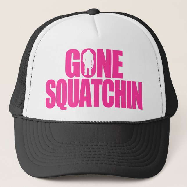 Gorra De Camionero Gone Squatchin (Anverso)