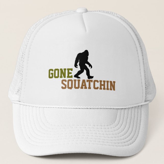 Gorra De Camionero Gone Squatchin (Anverso)