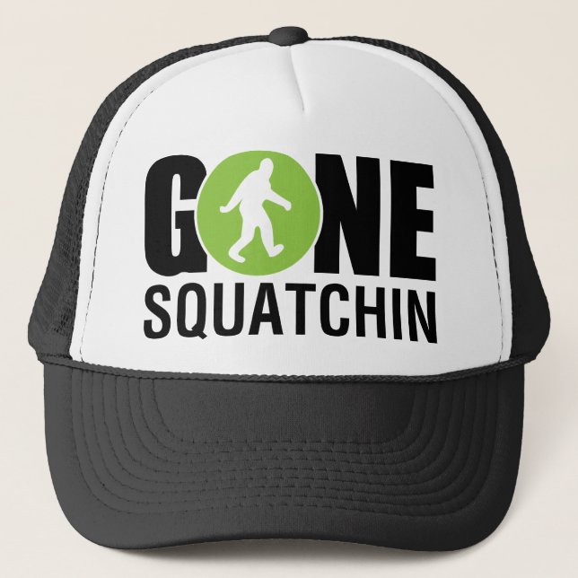 Gorra De Camionero Gone Squatchin (Anverso)
