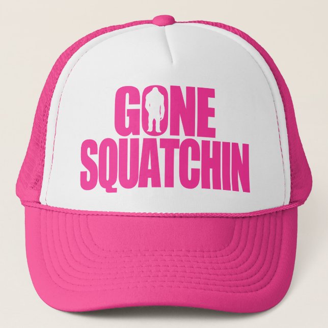 Gorra De Camionero Gone Squatchin (Anverso)