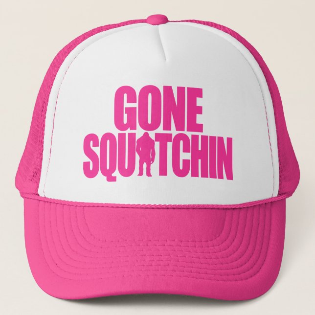 Gorra De Camionero Gone Squatchin (Anverso)