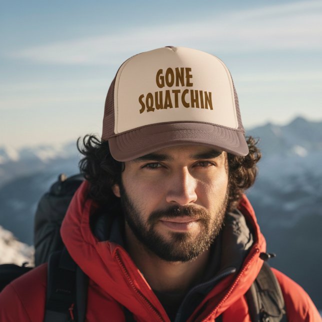 Gorra De Camionero Gone Squatchin – Funny Bigfoot Gift Trucker Hat (Subido por el creador)