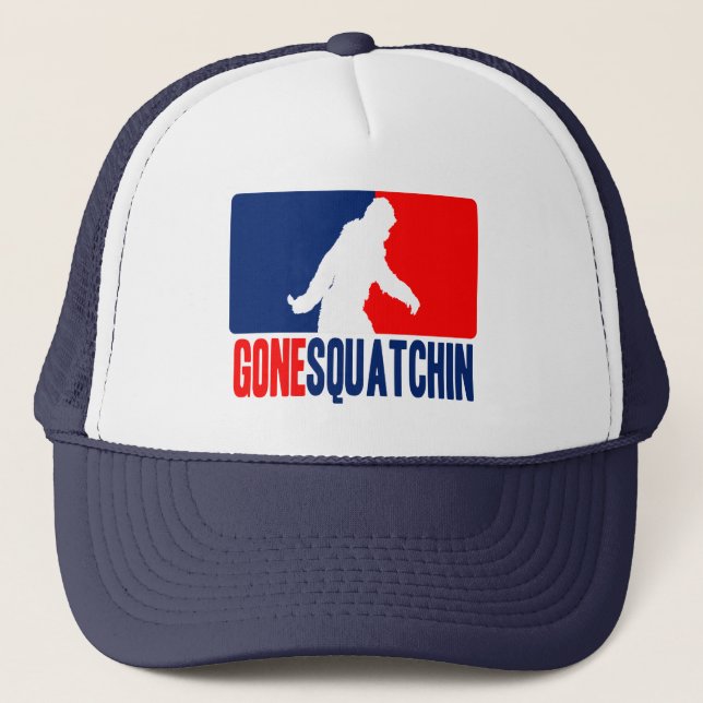 Gorra De Camionero Gone Squatchin League (Anverso)