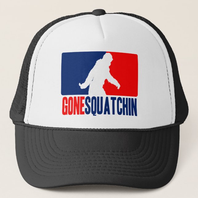 Gorra De Camionero Gone Squatchin League Style (Anverso)