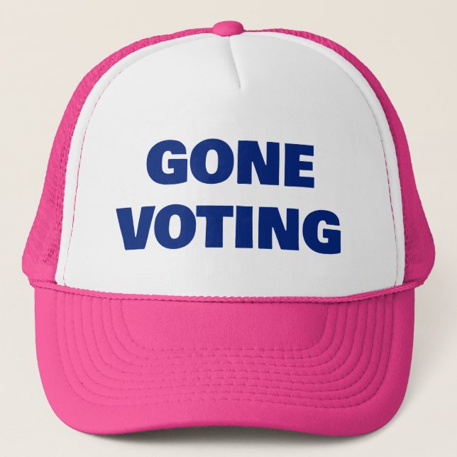 Gorra De Camionero Gone Voting™ Trucker Hat (Anverso)