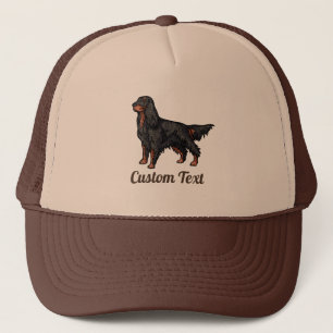 Gorra De Camionero Gordon Setter Ilustracion Trucker Hat