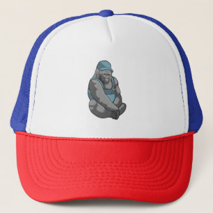 Gorra De Camionero Gorila como artesano con llave