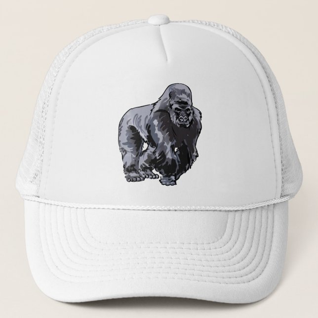 Gorra De Camionero Gorila de Silverback (Anverso)