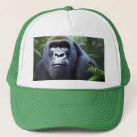 Gorila Negro En La Selva,