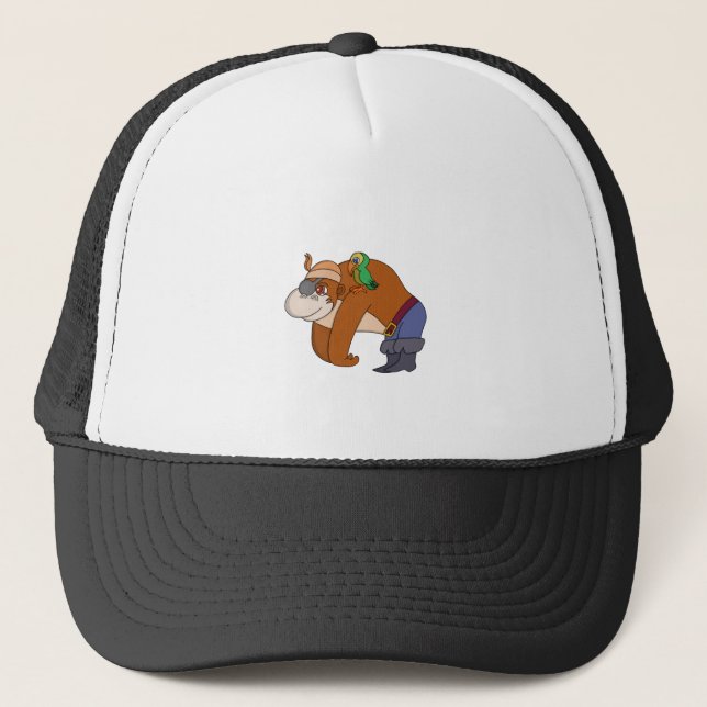 Gorra De Camionero Gorila pirata (Anverso)