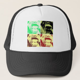 Gorra De Camionero Gorilas de arte pop
