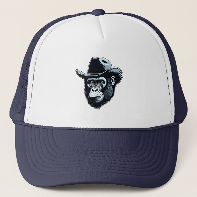 Gorra De Camionero Gorilla Cowboy (Anverso)