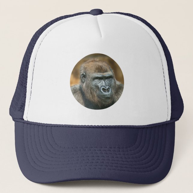 Gorra De Camionero Gorilla Lope (Diseño redondeado) (Anverso)