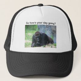 Gorra De Camionero Gorilla negra