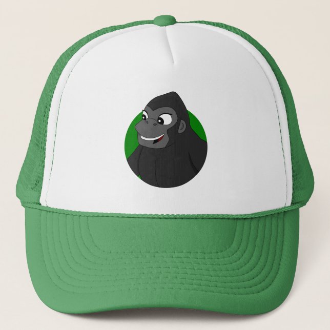 Gorra De Camionero Gorilla Personalizado Trucker Hat (Anverso)