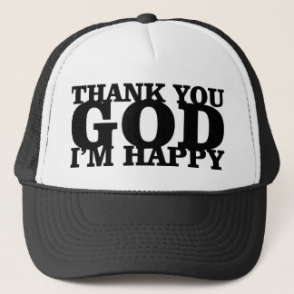 Gorra De Camionero gorra-agradézcale dios im feliz