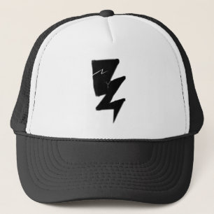 Gorra De Camionero Gorra agrietado del camionero del rayo
