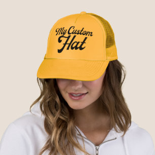 Gorra De Camionero Gorra amarilla para camionero personalizable con m