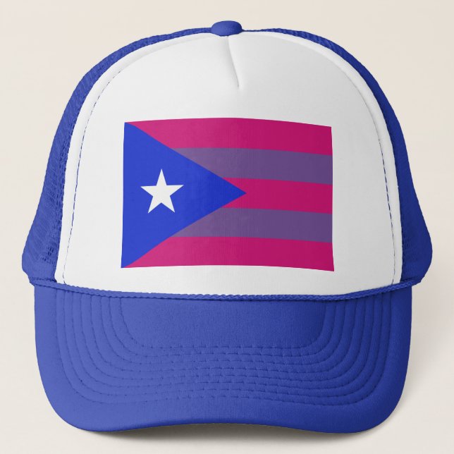 Gorra De Camionero Gorra bisexual del camionero del orgullo (Anverso)