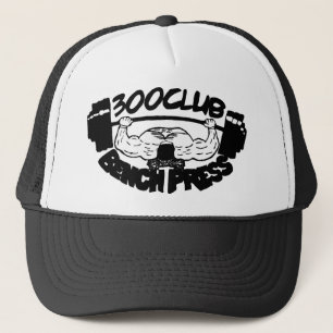 Gorra De Camionero Gorra/casquillo de la prensa de banco de 300 clubs